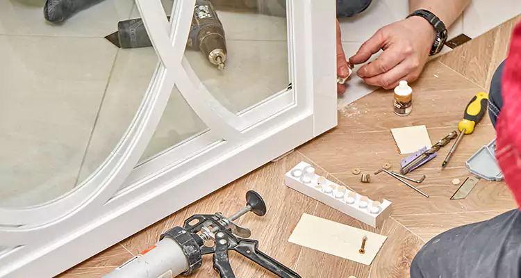 Interior Patio Door Casing Repair in Parkland, FL